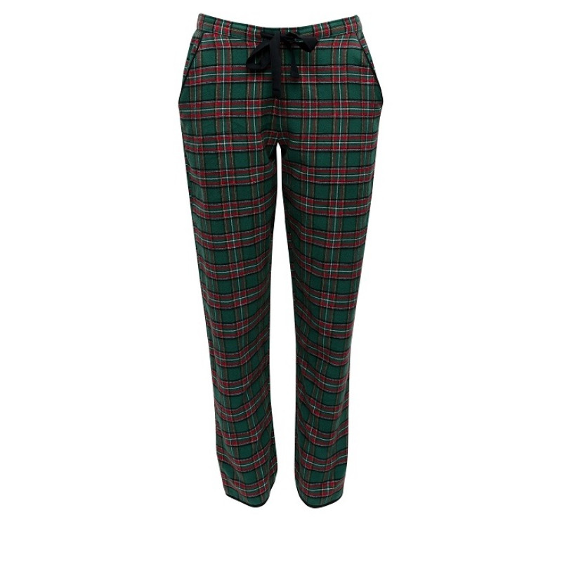Женская пижама Cyberjammies Whistler 9840-9841 (20/3XL, Зеленый в клетку)