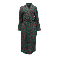 Халат жіночий Cyberjammies Whistler 9843 (10/S, Зелений у клітку)