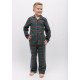 Піжама для хлопчика Cyberjammies Whistler 6856 (6-7 лет/122см, Зелений у клітку)