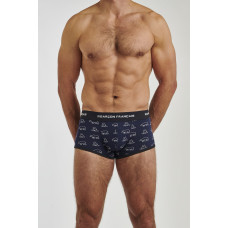 Труси боксери Garçon Français Shorty18OUR (L, Синій з принтом полярного ведмедя)