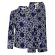 Піжама жіноча Cyberjammies Avery 0075/0076 (18/2XL, Синій з принтом ланцюжка)