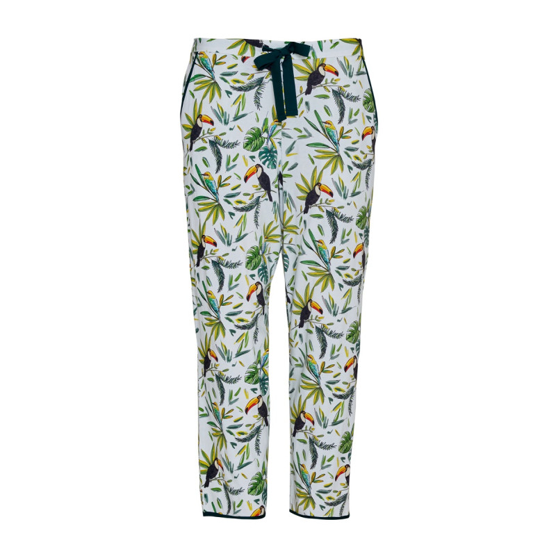 Піжама жіноча Cyberjammies Gabrielle 0145-0146 (8/XS, Білий з принтом тукана)