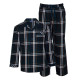 Піжама чоловіча Cyberjammies Blake 6976-6977 (S, Чорний у клітку)