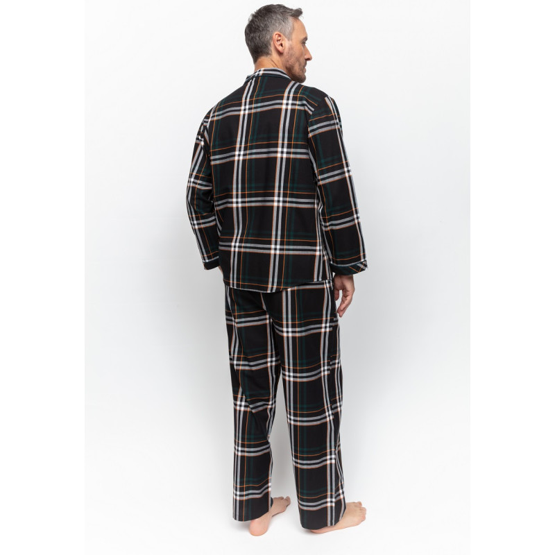 Піжама чоловіча Cyberjammies Blake 6976-6977 (S, Чорний у клітку)