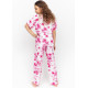 Піжама для дівчинки Cyberjammies Hailey 7078 (12-13 лет /158 см, Білий з принтом пальми)