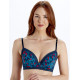 Бюстгальтер Pretty Polly Tropics LPAXT4 (85D, Синій з принтом)