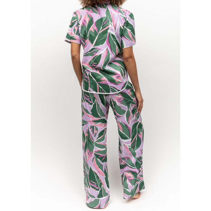 Піжама жіноча Cyberjammies Lexi 0175-0176 (22/4XL, Фіолетовий з принтом листя)