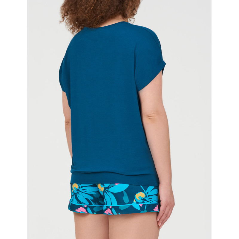 Піжама жіноча Cyberjammies Cove 0210-0198 (18/2XL, Бірюзовий з квітковим принтом)