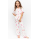Піжама для дівчинки Cyberjammies Shelly 7104 (12-13 лет /158 см, Молочний з принтом мушлі)