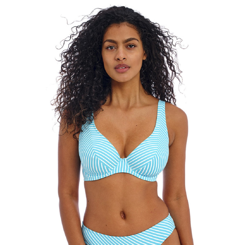 Купальний ліф Freya Jewel Cove 7230STU (85E, Stripe Turquoise)