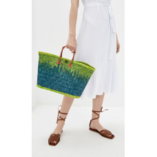 Сумка пляжна Le Comptoir de la plage Aravola PM BicoloreVer (One size, Vert Anis)