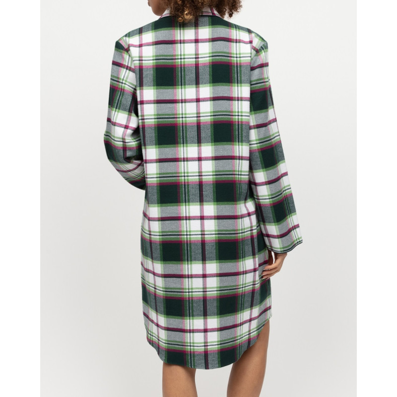 Халат жіночий Cyberjammies Forrest 0511 (20/3XL, Зелений у клітку)