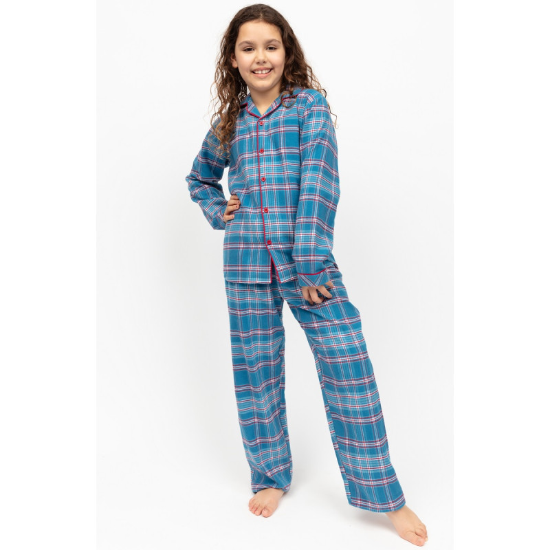Піжама для хлопчика Cyberjammies Montana 3016 (12-13 лет /158 см, Блакитний у клітинку)