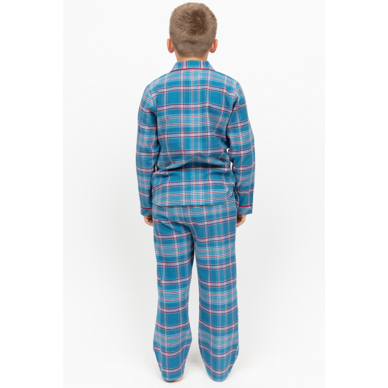 Піжама для хлопчика Cyberjammies Montana 3016 (12-13 лет /158 см, Блакитний у клітинку)