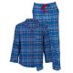 Піжама чоловіча Cyberjammies Montana 3039-3040 (M, Блакитний у клітинку)