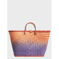 Сумка пляжна Le Comptoir de la plage Aravola MM_Bicolor_415 (One size, Коричневий-фіолетовий)