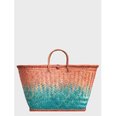 Сумка пляжна Le Comptoir de la plage Aravola MM_Bicolor_418 (One size, Коричневий-зелений)