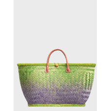 Сумка пляжна Le Comptoir de la plage Aravola MM_Bicolor_536 (One size, Зелений-фіолетовий)