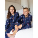 Піжама для хлопчика Cyberjammies Alpes 3086_NAY (8-9 лет/134 см, Синій з лижним принтом)