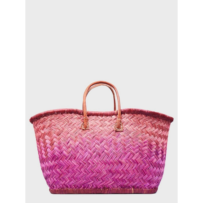 Сумка пляжная Le Comptoir de la plage Aravola BM_Bicolor_193 (One size, Коричневый-фиолетовый)