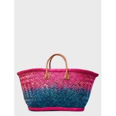Сумка пляжна Le Comptoir de la plage Aravola BM_Bicolor_314 (One size, Рожевий-зелений)