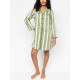 Халат жіночий Cyberjammies Nancy 0646_STR (22/4XL, Зелений у смужку)