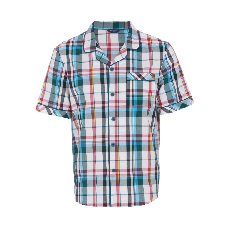 Пижама мужская Cyberjammies Theo 3100-3101 (XL, Зеленый в клетку)