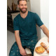 Пижама мужская Cyberjammies Theo 3105-3103 (XL, Зеленый с принтом велосипедистов)