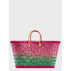 Сумка пляжна Le Comptoir de la plage Aravola MM_Bicolor_292 (One size, Рожевий-зелений)