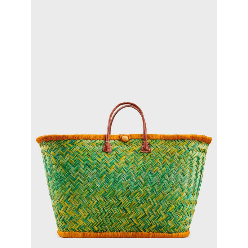Сумка пляжна Le Comptoir de la plage Aravola MM_Tutti_388 (One size, Гірчичний-зелений)