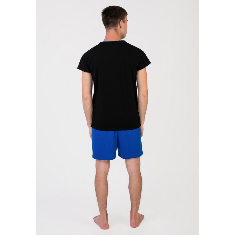 Піжама чоловіча Homewear MAD 19544 стильний подарунок M Noir/marine (3700465519857)