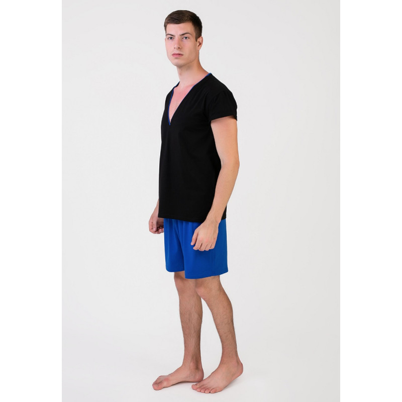 Піжама чоловіча Homewear MAD 19544 стильний подарунок XXL Noir/marine (3700465519587)