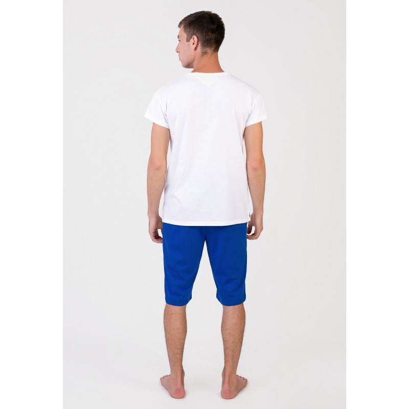 Піжама чоловіча Homewear MAD 19555 домашня комфортна натуральна M Blanc/marine (3700465519214)
