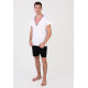 Піжама чоловіча Homewear MAD 19555 домашня комфортна натуральна M Blanc/noir (3700465519913)