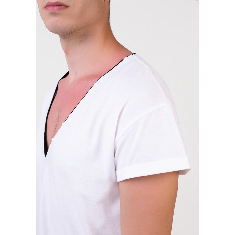 Піжама чоловіча Homewear MAD 19555 домашня комфортна натуральна M Blanc/noir (3700465519913)