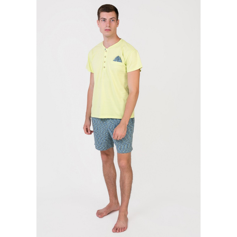 Піжама чоловіча Homewear MAD 33448 комфорт у подарунок XL Lime (3700467733844)