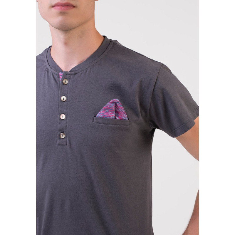 Піжама чоловіча Homewear MAD 33452 домашній комфорт M Graphite (3700467733542)