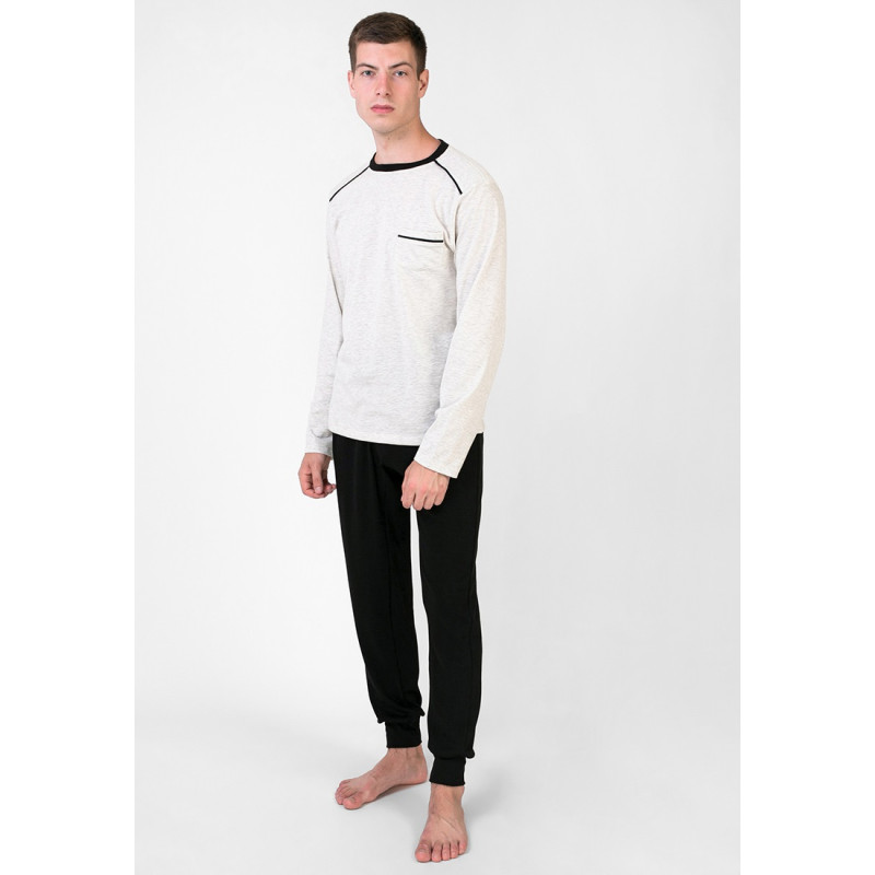 Піжама чоловіча Homewear MAD 35476P якісна натуральна Relax Style XXL Grey Marl (3700463535764)