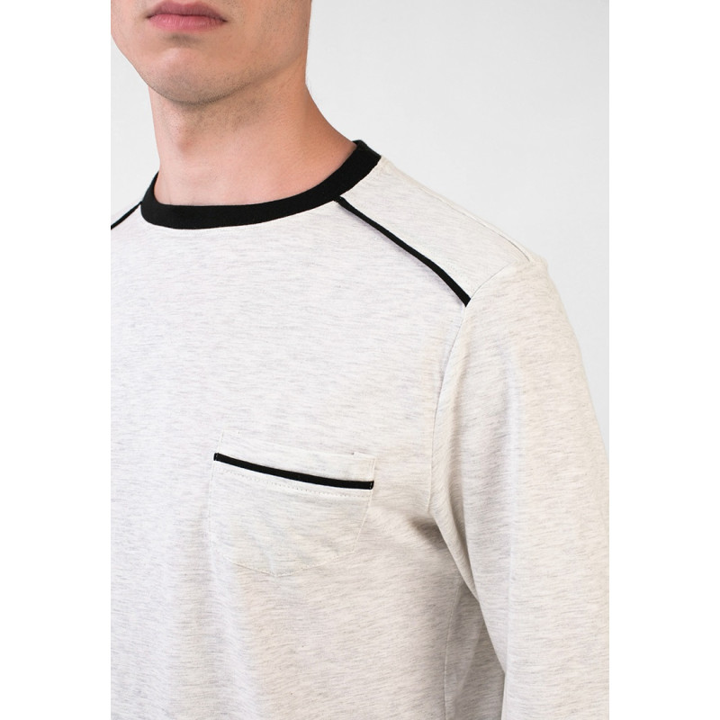 Піжама чоловіча Homewear MAD 35476P якісна натуральна Relax Style XXL Grey Marl (3700463535764)