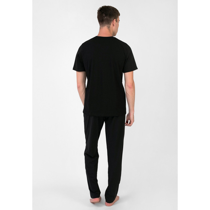 Піжама чоловіча Homewear MAD 35520P бавовняна якісна для відпочинку вдома L Black (3700465519636)