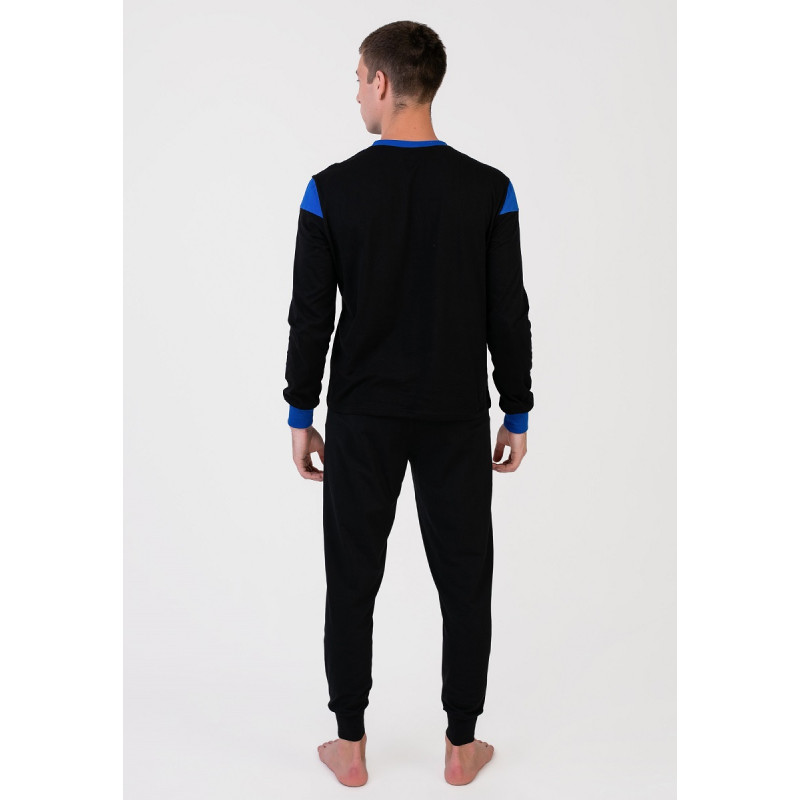Піжама чоловіча Homewear MAD 36384 натуральна для дому та відпочинку XL Noir/marine (3700465536834)