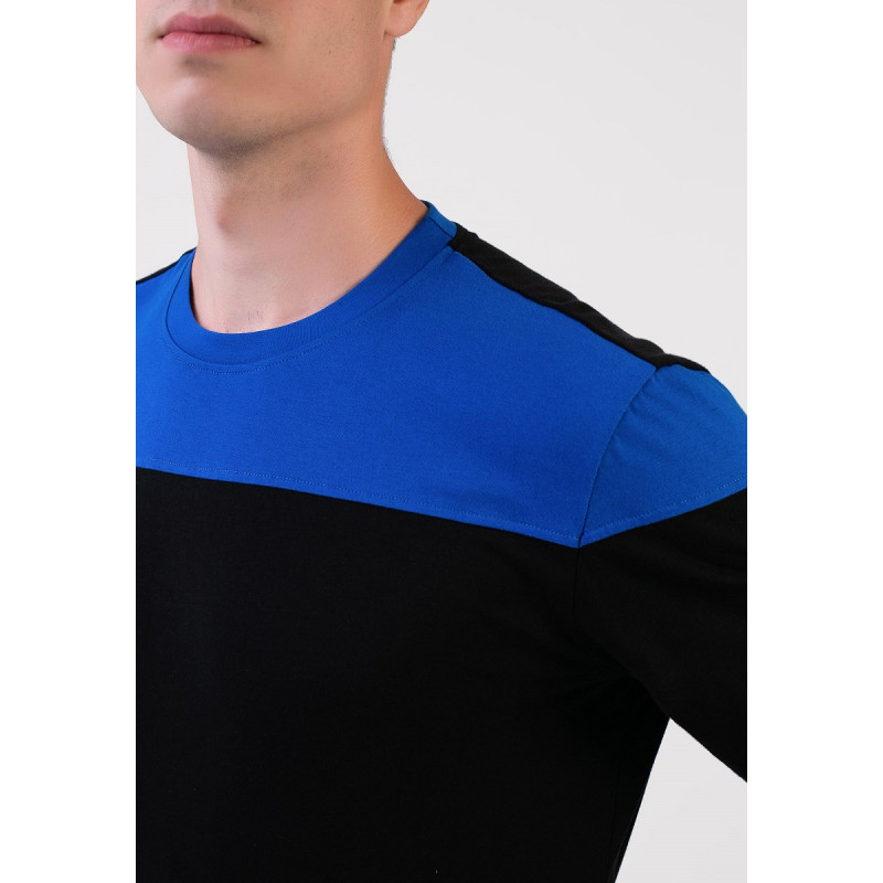 Піжама чоловіча Homewear MAD 36384 натуральна для дому та відпочинку XL Noir/marine (3700465536834)