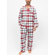 Піжама чоловіча Cyberjammies Blaze 3149–3150 фланелева тепла зимова преміум якість фемелі лук новорічна подарунок S Червоний у клітку (5051877618732)