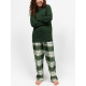 Піжама дитяча унісекс Cyberjammies Fern 3169FER 10-11 лет/146 см Зелений у клітку (5051877619975)