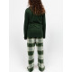 Піжама дитяча унісекс Cyberjammies Fern 3169FER 10-11 лет/146 см Зелений у клітку (5051877619975)