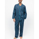Піжама чоловіча Cyberjammies Marina 3126-3127 XL Синій у смужку (5051877617926)