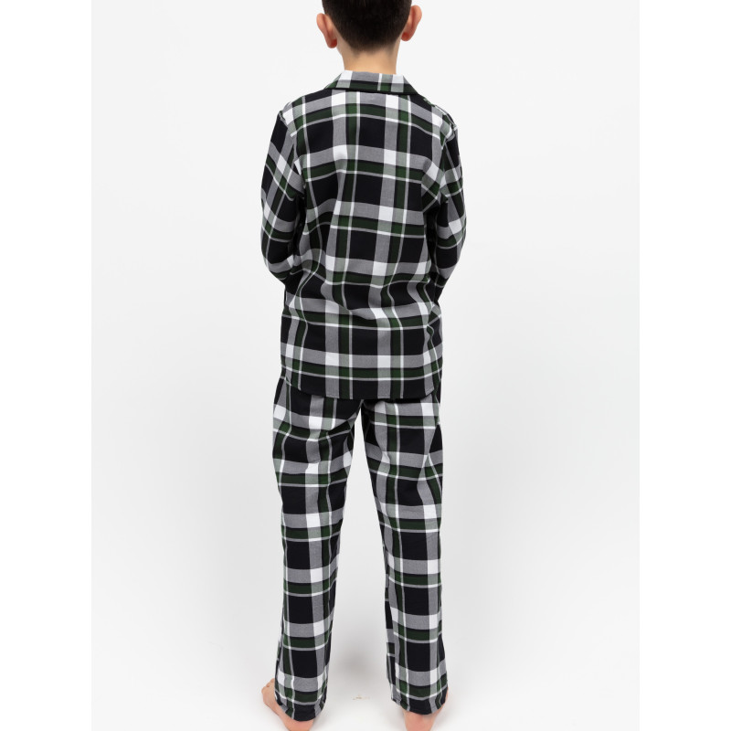 Піжама для хлопчика Cyberjammies Olive 3158OLE 8-9 лет/134 см Оливковий у клітинку (5051877619548)