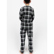 Піжама для хлопчика Cyberjammies Olive 3158OLE 8-9 лет/134 см Оливковий у клітинку (5051877619548)