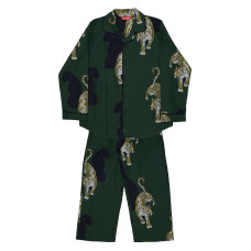 Піжама дитяча унісекс Cyberjammies Olive 3161OLE 4-5 лет/110 см Оливковий з леопардовим принтом (5051877619647)