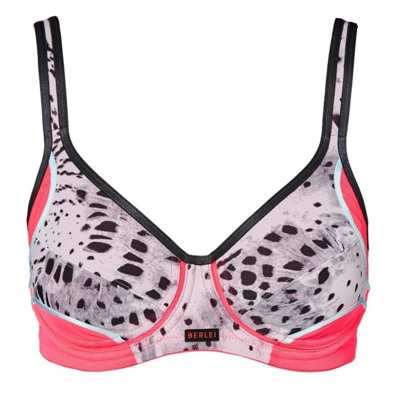 Топ спортивний Berlei Electrify Underwire Print Y556WP 70D Wild Corrosion Black (9312688980200)
